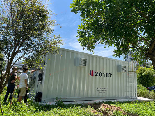 Özel konteynerli enerji depolama sistemi konteyner beyaz