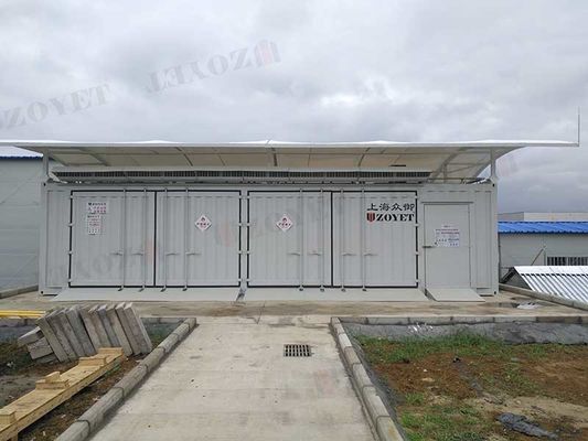 Özelleştirilebilir kapasite ve kapı geçici depolama konteyneri teslim edildi