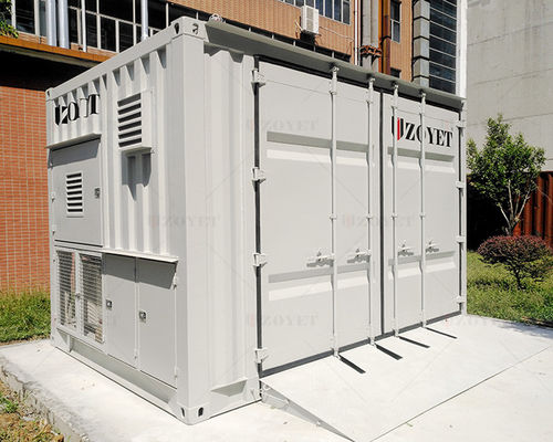 Merkezi Kontrol Odası İzleme ve Q235B/SPHC Malzemeli Modüler Tasarım Dış Mekan Gaz Tüpü Depolama Konteyneri