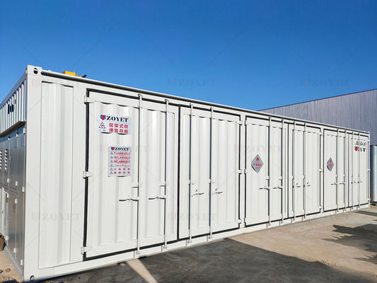 UV Direncili Çapraz Gaz Silindir Depolama Konteyneri, Çift Katmanlı Izolasyon ve Özelleştirilebilir Kapasite