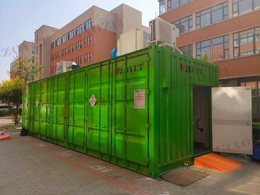 Geniş özel metal yük konteynerleri Q235B / SPHC Yüksek talep