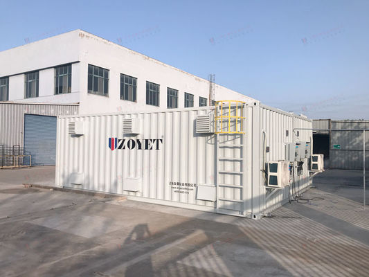 Büyük kapasiteli piller için entegre lityum iyonlu pil test odası ile 20ft ağır görevli açık hava pil şarj konteyneri
