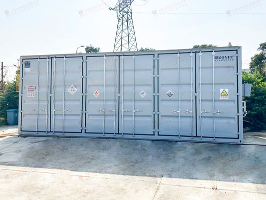 Ateş veya Elektrik ısıtılan 20ft Asfalt Bitüm Tankı Satılık